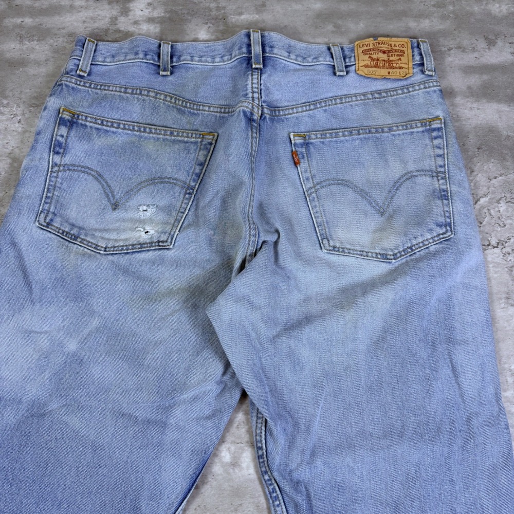 Levi's 505  Jeans Light Wash 40x29 Vintage 90s Workwear